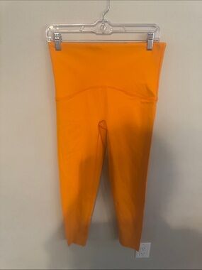SPANX Bright Orange High-Rise Leggings